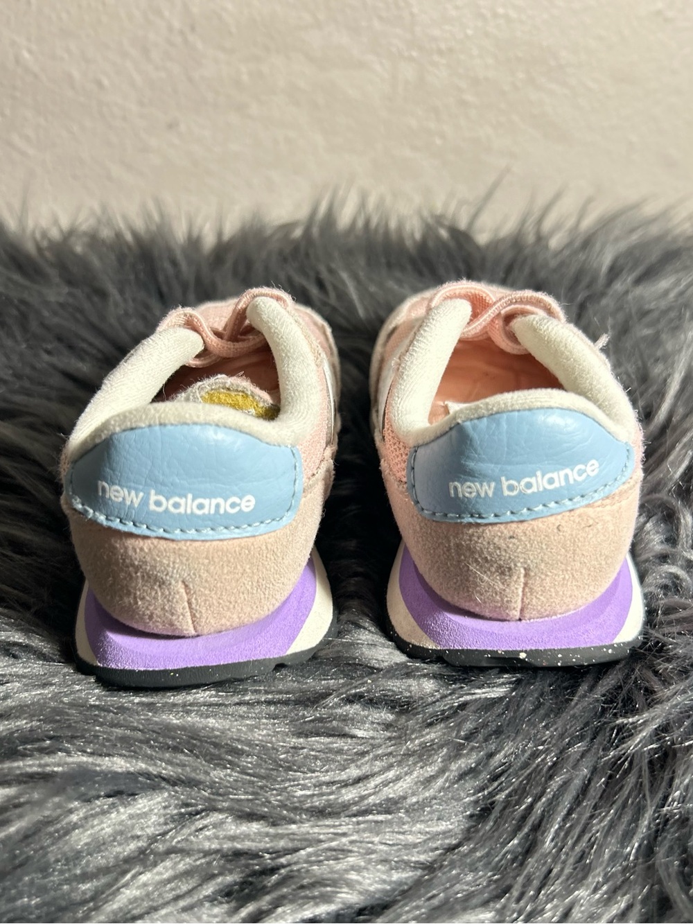 New Balance Toddlers' 237 Sneaker Pink Mesh Casual Sneakers Size 6 - Picture 6 of 11